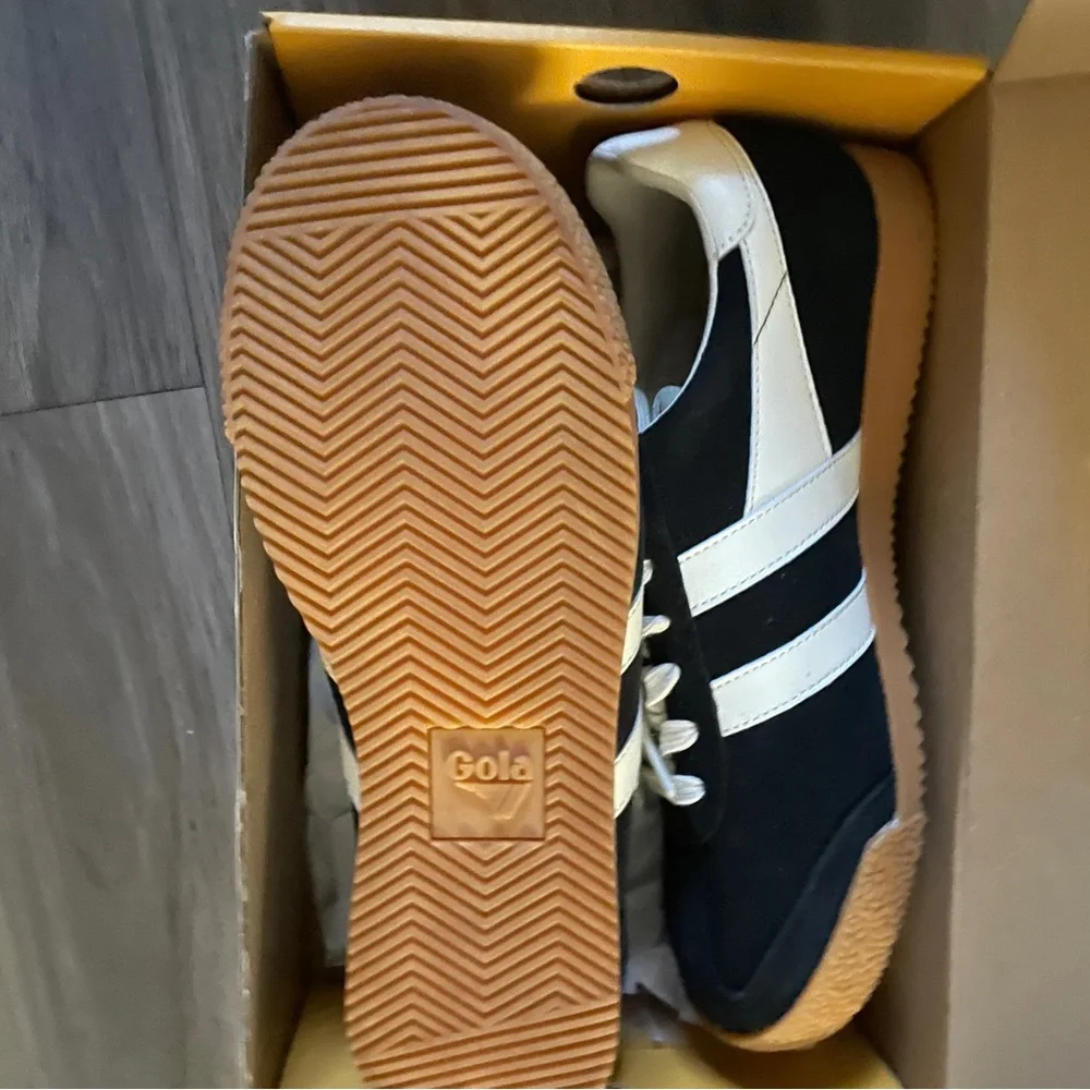 Gola Elan Black and Off White Sneakers - Picture 2 of 4